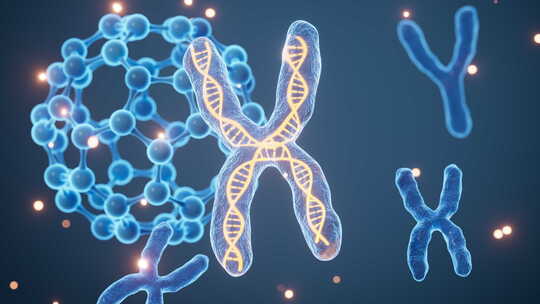 人类染色体和分子生物模型