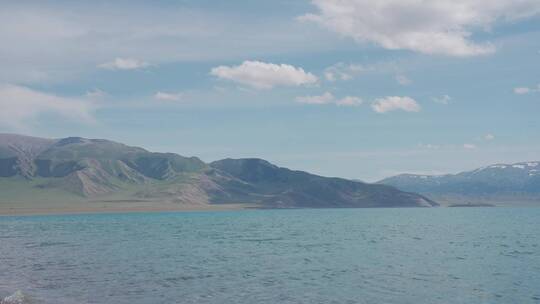 新疆赛里木湖美景空镜头视频素材模板下载