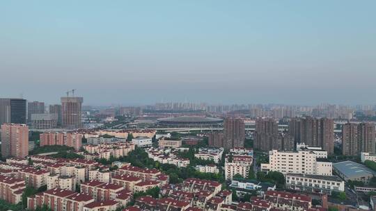 上海南站航拍空镜