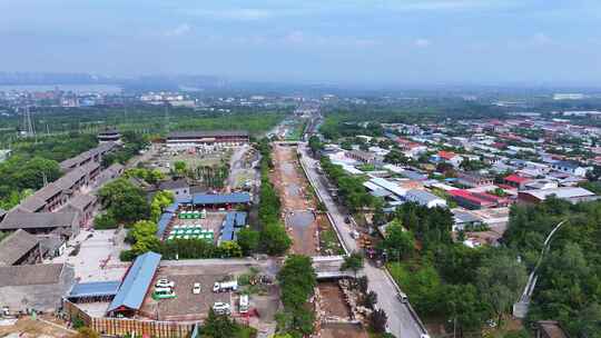 太原蒙山大街西延从景区大门到晋阳大道