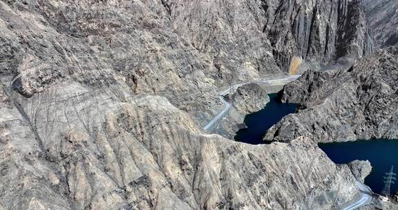 帕米尔高原千年古道塔莎古道山脉峡谷戈壁滩