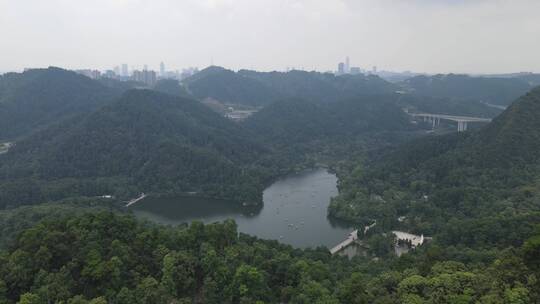 贵州贵阳城市风光旅游景点航拍