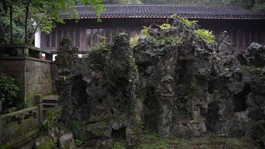 杭州宝石山玛瑙寺连横纪念馆