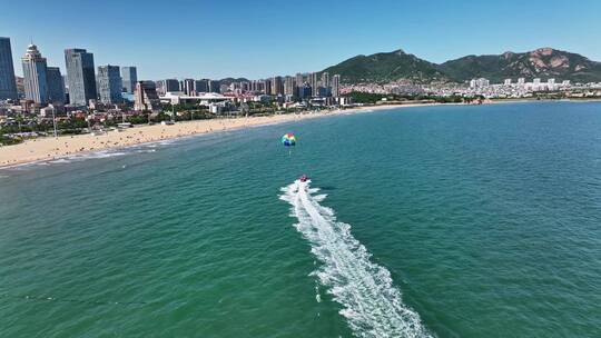 青岛崂山区海水浴场