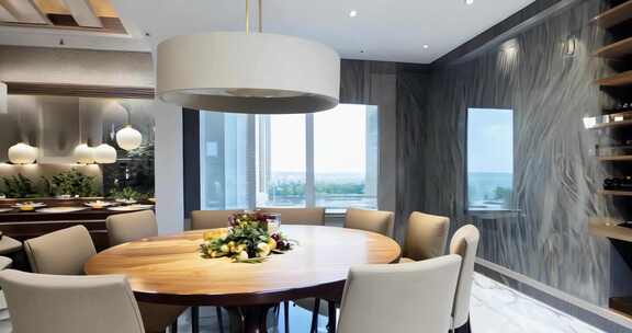 时尚现代高级餐厅