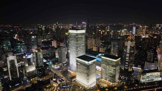 支付宝大厦夜景
