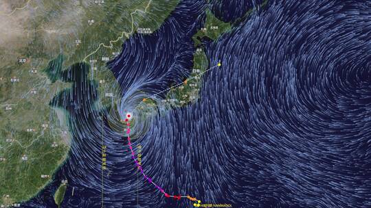 台风南玛都登陆日本路径