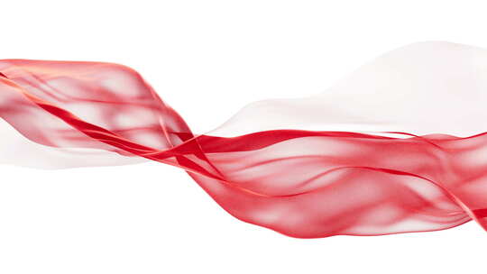 流动的红布背景