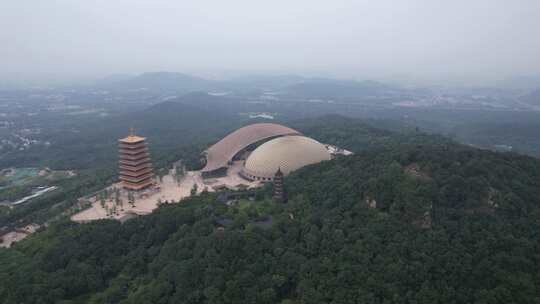 江苏南京牛首山景区航拍