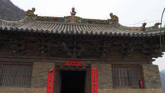 山西长治浊漳河谷佛头寺古建筑分镜素材