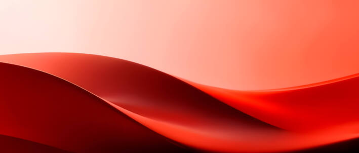 简约抽象喜庆红色红绸波浪波纹蠕动背景合集