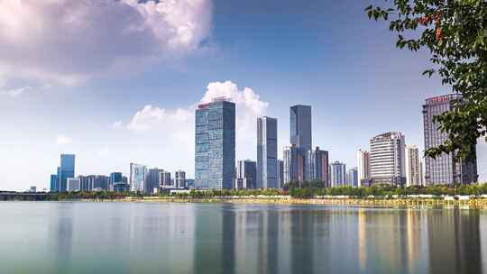 大气南昌艾溪湖cbd延时