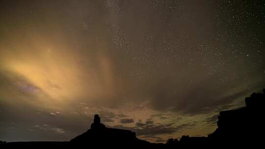 星空银河延时摄影