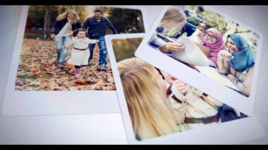 干净简洁家庭聚会照片纪念回忆视频AE模板AE视频素材教程下载