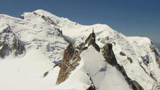 勃朗峰，峰会，旅游景点，雪山