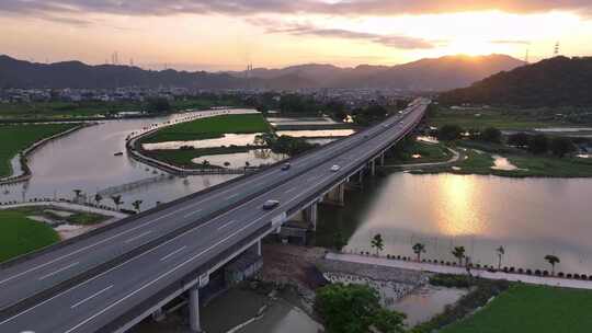 高速公路风景视频