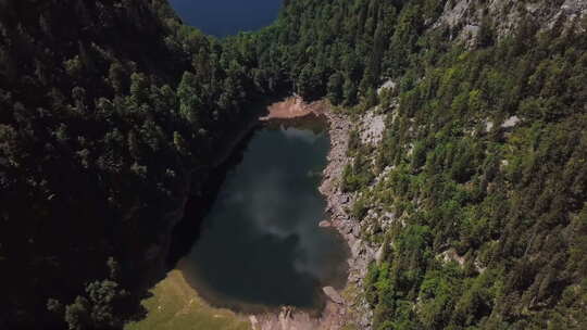奥地利托普利茨湖的天线视频素材模板下载