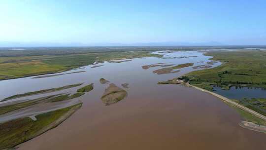 黄河平原-农业灌溉河道河滩-湿地水利