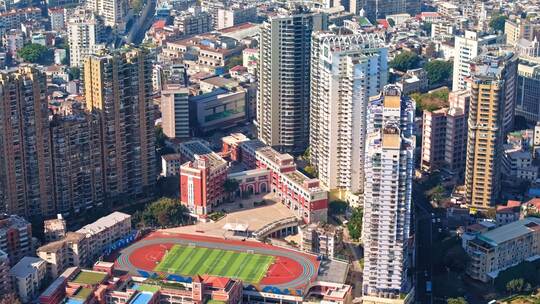 厦门 福建 思明区 大全景 俯瞰思明区