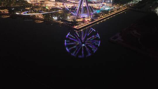 深圳欢乐港湾摩天轮夜景