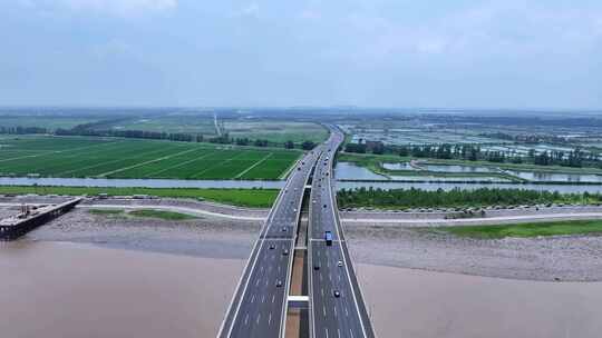 钱塘江 嘉绍大桥 交通 基建 国家发展视频素材模板下载