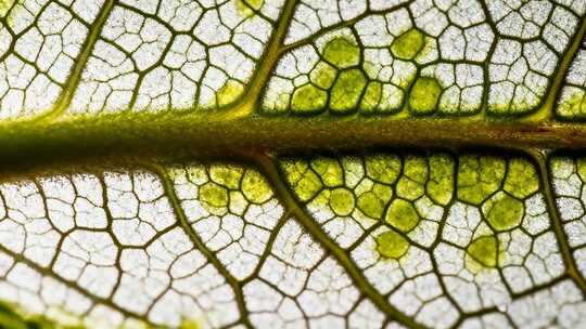 叶脉微距特写素材