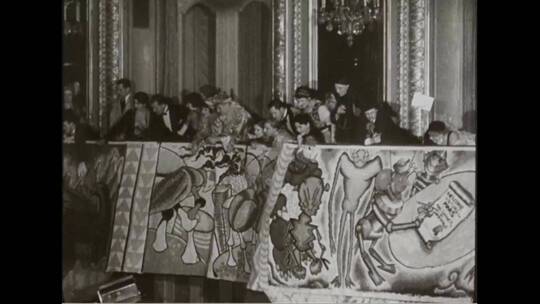 1933年芝加哥新年庆祝活动的老影像