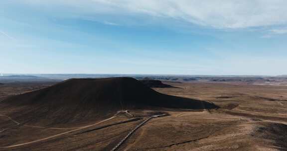 乌兰察布草原火山群航拍