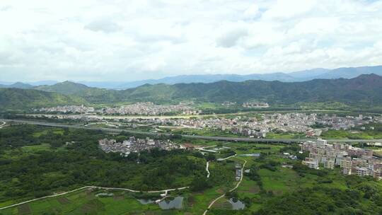 大山山里村落乡镇高清航拍