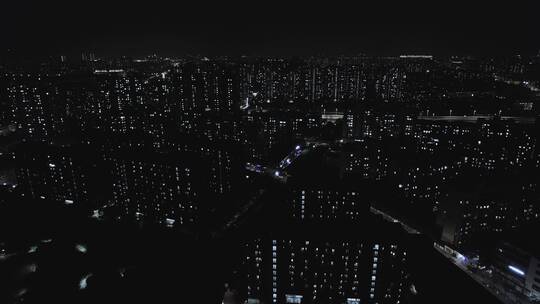 上海深夜万家灯火