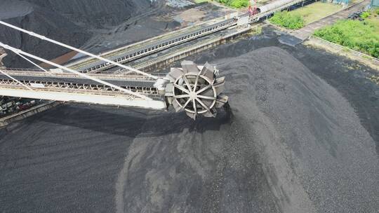 4k大型煤炭运输加工储存厂