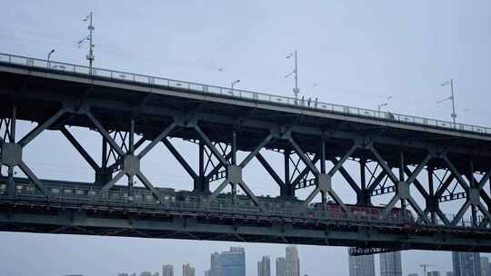 【正版素材】武汉长江大桥视频素材模板下载