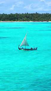 马尔代夫传统帆船Riyalu Dhoan