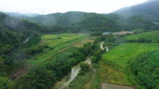 海南五指山南渡江航拍