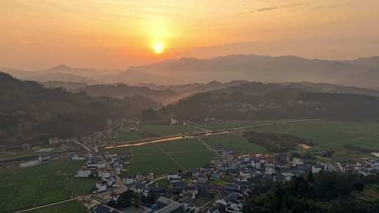 航拍湘西保靖乡村