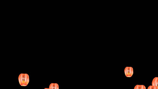 孔明灯背景素材