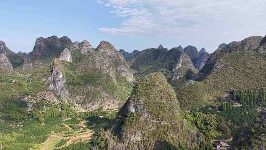 桂林山水甲天下桂林风光航拍