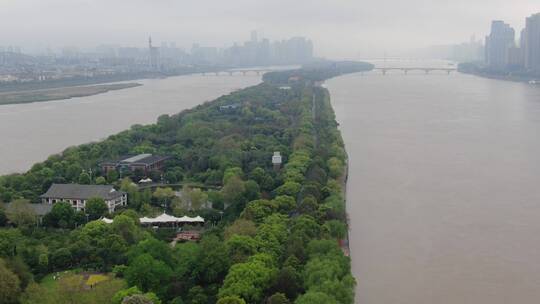 湖南长沙旅游景点航拍