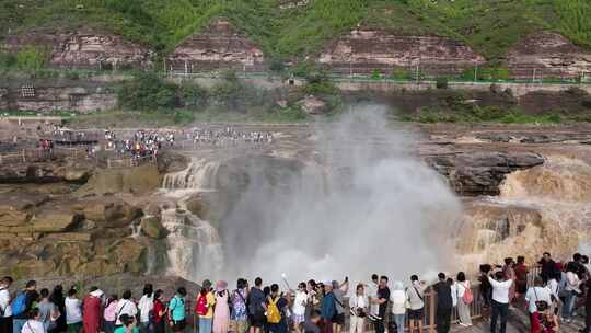 黄河黄河壶口瀑布江河山河河流奔腾河流长江