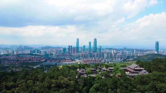 南宁青秀山景区 城市森林航拍