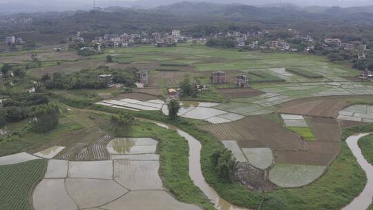 田园 田野 农田 农村 农地 耕种视频素材模板下载