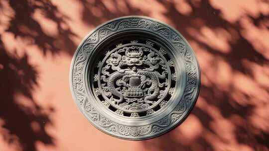 红墙宫墙树影子随时间变化