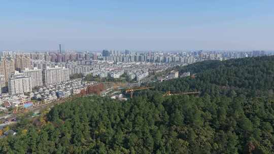 杭州临平区临平山与城市