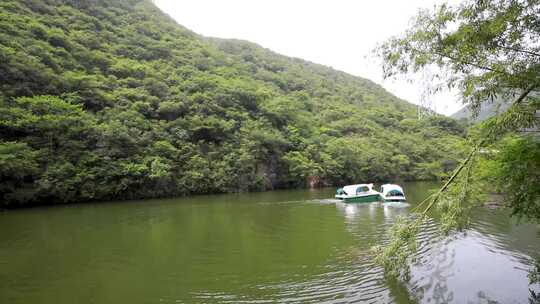 北京双龙峡自然风景区视频素材