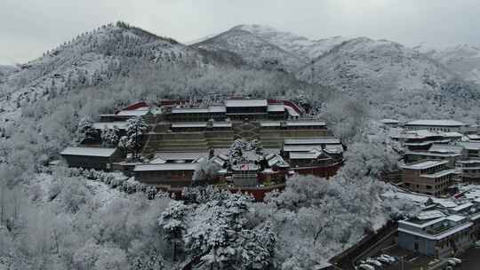 五台山冬季集福寺