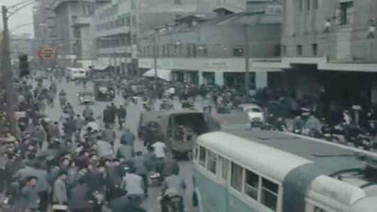 70年代的上海街头