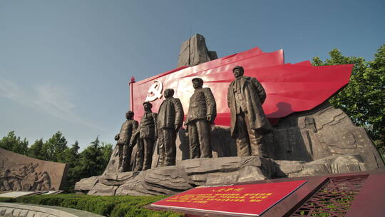 领袖雕塑红旗党建雕塑党建文化