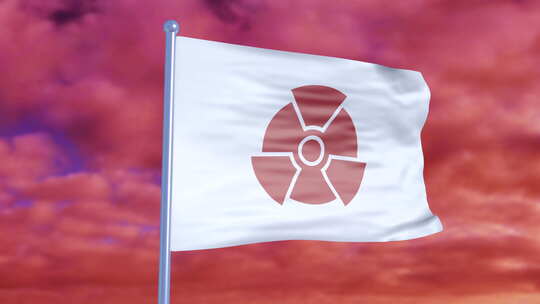 核污染核污水旗帜