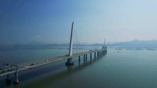 跨海大桥深圳湾公路大桥H视频素材模板下载