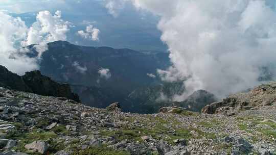 场景，偏远，希腊，奥林巴斯山